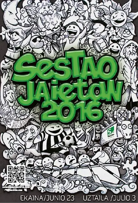 Cartel Fiestas Sestao 2016