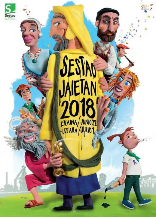 Cartel Fiestas Sestao 2018