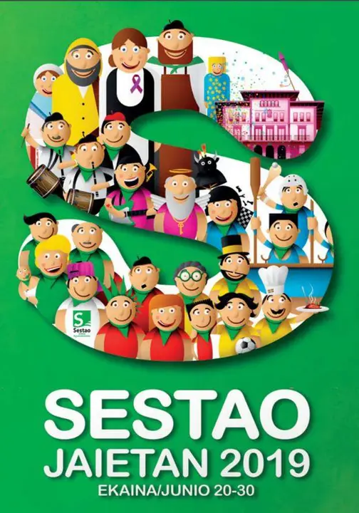 Cartel Fiestas Sestao 2019