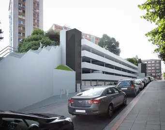 Recreaci&oacute;n de un nuevo parking en V&iacute;ctor Miranda