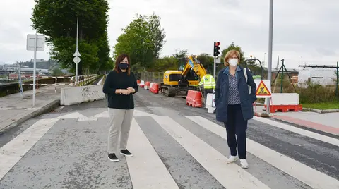 La estabilidad del muro pasa por instalar un sistema de anclajes y vigas a lo largo de 160 metros de longitud