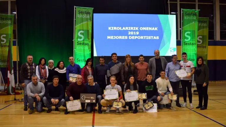 Ayer se celebró la Gala del Deporte de Sestao